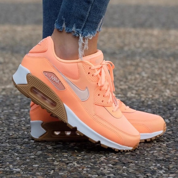 Nike Shoes - Nike Air Max 90 Womens Sunset Glow Running Shoes
